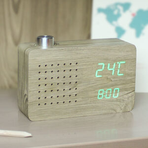 Ash Radio Click Clock