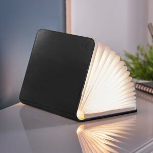 Fibre Leather Smart Book Black -Light