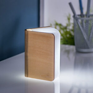 Natural Wood Smart Book Light-Mini Maple